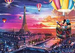 Trefl 1000-piece Puzzle: Mickey and Minnie in Paris