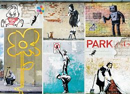 Eurographics 1000 pieces puzzle: Street Art, Banksy