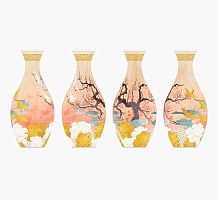 Pintoo puzzle 160 pieces: Vase. The Spring Symphony