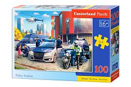 Castorland Puzzle 100 details: Police Station