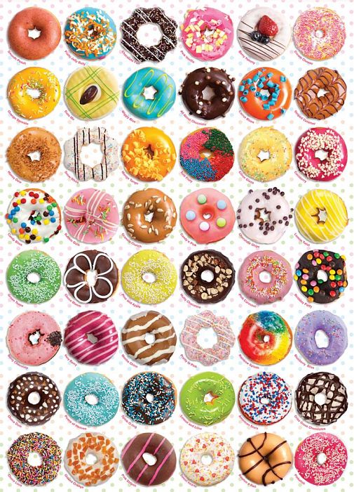 Eurographics 1000 Pieces Puzzle: The Best Donuts-Sweet Collection 6000-0585