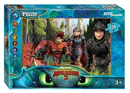 A set of 8 puzzles with 120 parts: How to train a dragon