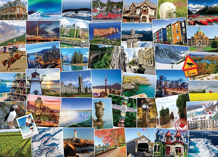 Eurographics 1000 Pieces Puzzle: Traveler Canada 6000-0780