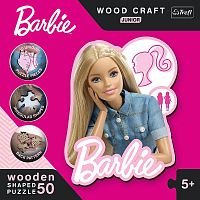 Wooden Trefl Puzzle 50 pieces: Beautiful Barbie