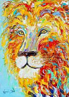 Enjoy 1000 Pieces Puzzle: Colorful Lion