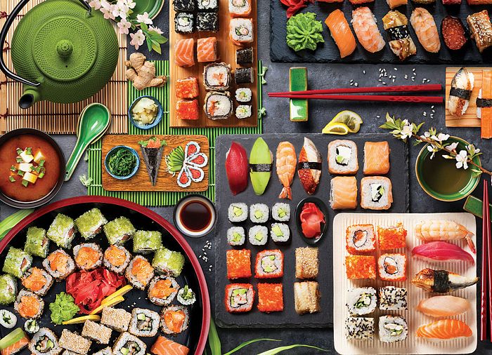 Eurographics 1000 pieces Puzzle: Sushi Table 6000-5618