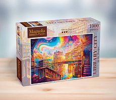 Magnolia 1000 Pieces Puzzle: Library City