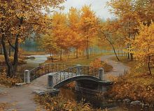 Puzzle Eurographics 1000 pieces: autumn in the old Park