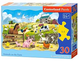 Castorland 30-piece Puzzle: Farm Animals