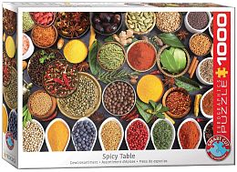 Eurographics 1000 pieces puzzle: Table with spices