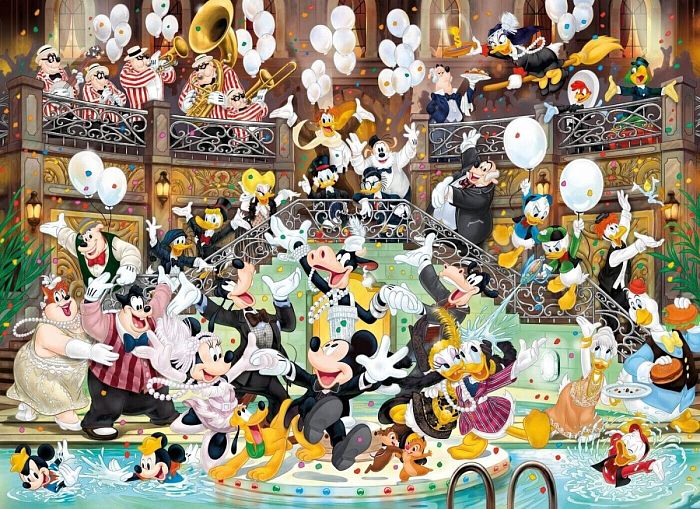 Puzzle Clementoni 1000 pieces-Mickey-90 39472