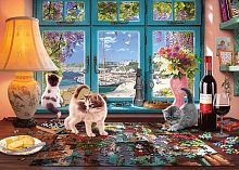 Schmidt 1000 puzzle pieces: Kittens and Puzzles
