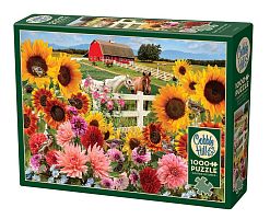 Cobble Hill Puzzle 1000 pieces: Sunflowers on the farm