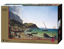 Puzzle 1000 Stella: Shchedrin S.F. The Big harbor on the island of Capri