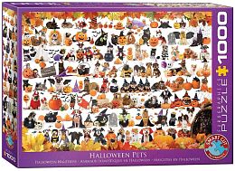 Eurographics 1000 pieces puzzle: Halloween Dogs