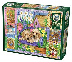 Cobble Hill 1000 Pieces puzzle: Puppies in Colors