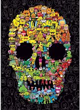 Puzzle Heye 1000 pieces: Crazy skull