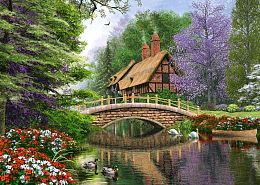 Jigsaw puzzle 1000 pieces Castorland: House by the river