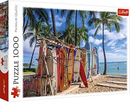 Trefl 1000 Piece Puzzle: Waikiki Beach, Hawaii