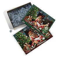 Cobble Hill 1000 Pieces Puzzle: Christmas Puppies