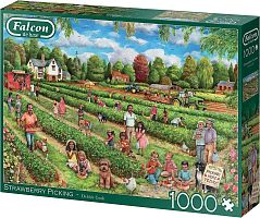 Falcon 1000 Puzzle Pieces: Strawberry Picking