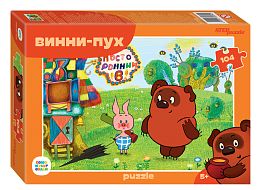 Step puzzle 104 pieces: Winnie the Pooh