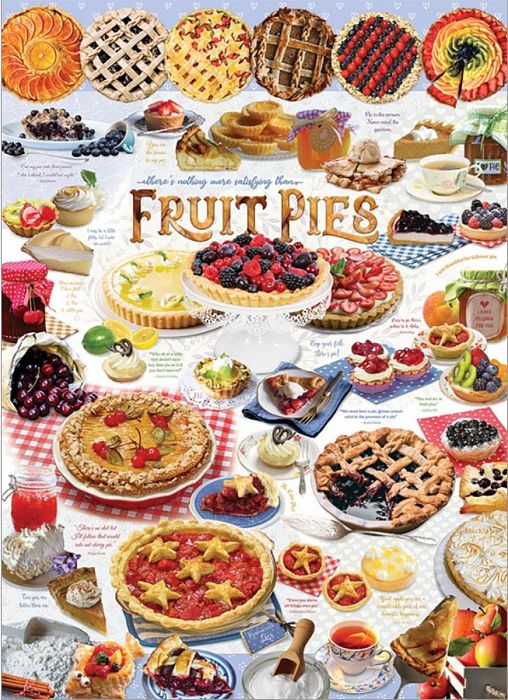 Cobble Hill Puzzle 1000 pieces: Fruit Pies 80323