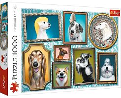 Trefl 1000 puzzle details: Gallery of dogs