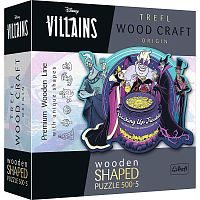 Wooden Trefl 500 puzzle +5 pieces: Villains. A recipe for trouble