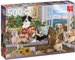 Puzzle Jumbo 500 pieces: Furry Friends