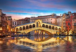 Puzzle Castorland 1000 pieces: Rialto Bridge by night