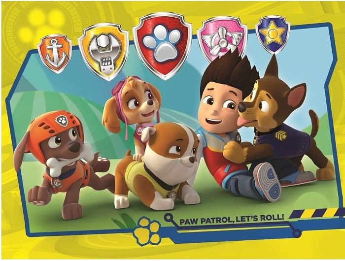 Trefl Puzzle 30 details: Rider and his friends, Puppy Patrol TR18239
