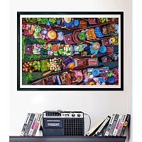 Clementoni 1000-piece Puzzle: Boat Market in Thailand