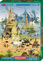 Heye 500 Piece Puzzle: Embark on a journey! With Hieronymus Bosch