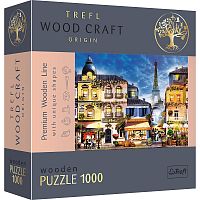 Wooden Trefl Puzzle 1000 details: French Alley