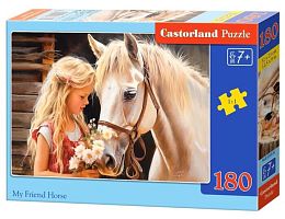 Castorland Puzzle 180 pieces: My friend is a horse