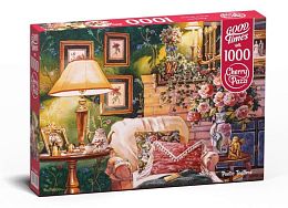 Cherry Pazzi Puzzle 1000 details: Evening Tea