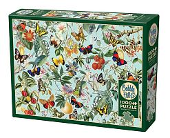 Cobble Hill Puzzle 1000 pieces: Fruits and Butterflies