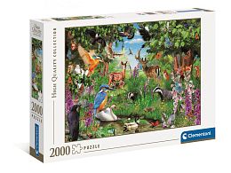 Puzzle Clementoni 2000 details: Forest dwellers