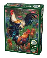 Cobble Hill 1000 Pieces Puzzle: Handsome Roosters