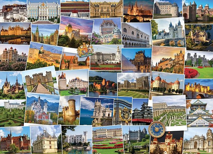 Puzzle Eurographics 1000 details: Traveler: Castles + Palaces 6000-0762