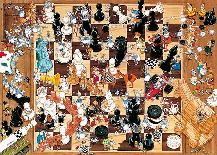 Jigsaw puzzle 1000 pieces Heye: Chess 8793