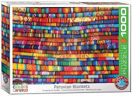 Eurographics 1000 pieces puzzle: Peruvian blankets