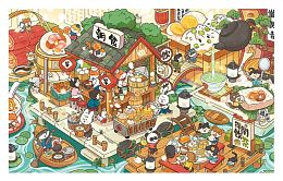 Pintoo Puzzle 1000 pieces: Pei Ji. Delicious monogatari - morning