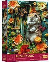 Trefl 1000-piece Puzzle: 40 years of Trefl - Hedgehog