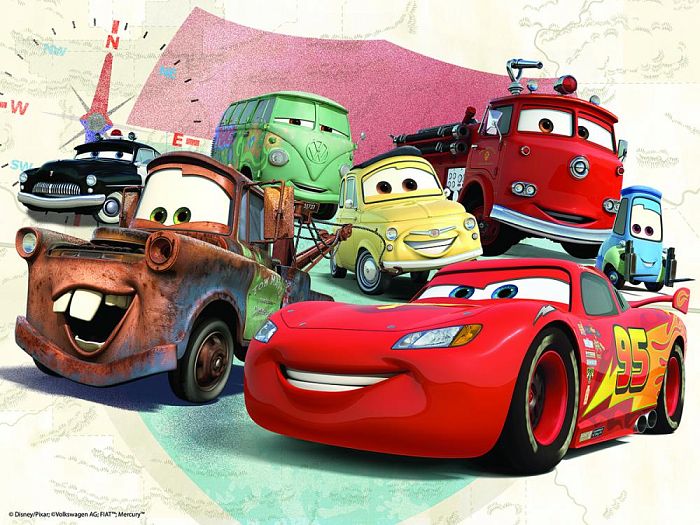 PRIME 3D puzzle 48 pieces: the Cars together 13833
