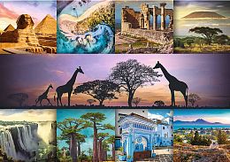 Trefl 1000 Pieces Puzzle: Collage - Africa