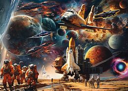 Schmidt 1000-piece puzzle: M.Farrell. A journey to distant galaxies