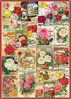 Puzzle Eurographics 1000 pieces: Vintage book cover with roses