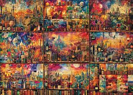 The Schmidt 2000-Piece Puzzle: A Journey with Books
